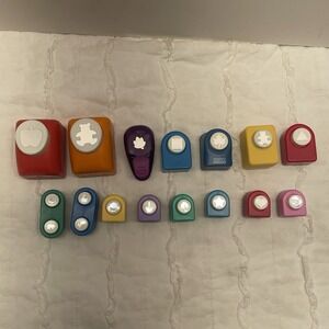 Paper Punches Lot of 15 Marvy Uchida Star Heart Teddy Bear Leaf and More!